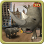 icon Angry Rhino Run 3D