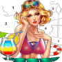icon Summer Beach Coloring Games