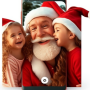 icon Santa claus call